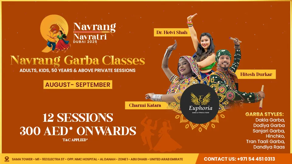 Garba Classes x Euphoria Studio in Abu Dhabi - Image 1