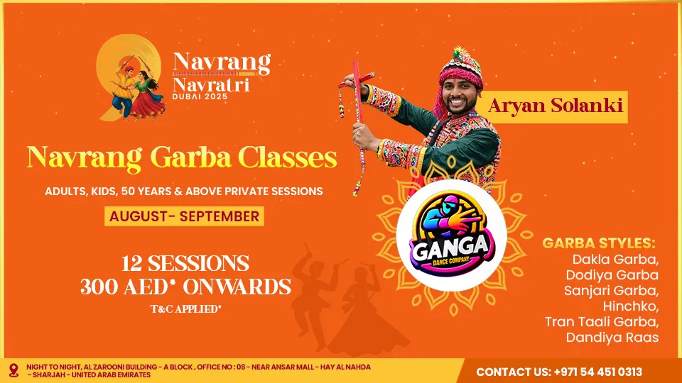 Garba Classes x Ganga Dance Company in Sharjah - Image 1