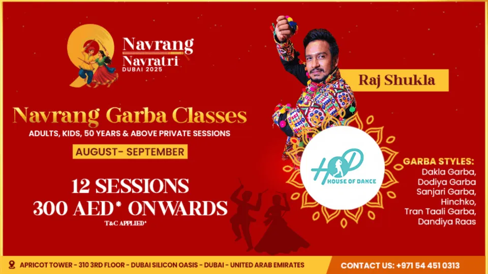 Garba Classes x House of Dance in Dubai - Image 1