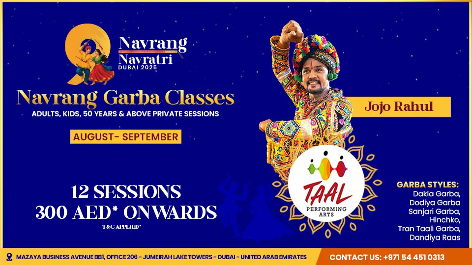 Garba Classes x Taal Studio in Dubai - Image 1
