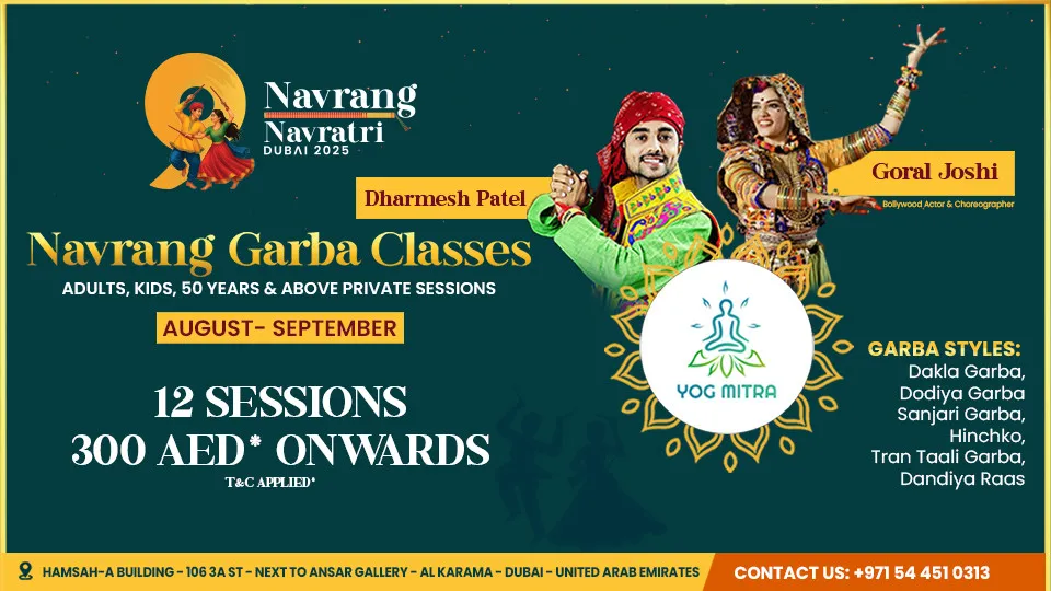 Garba Classes x YogMitra Studio in Dubai - Image 1
